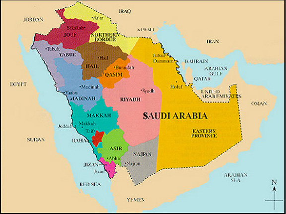 Buraydah Map of Saudi Arabia